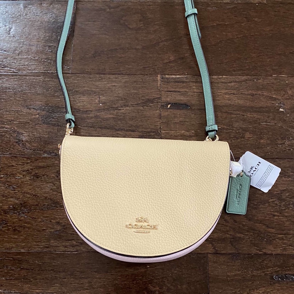 Coach Crossbody In Colorblock Vanilla Cream Multi - Picture 16 of 16
